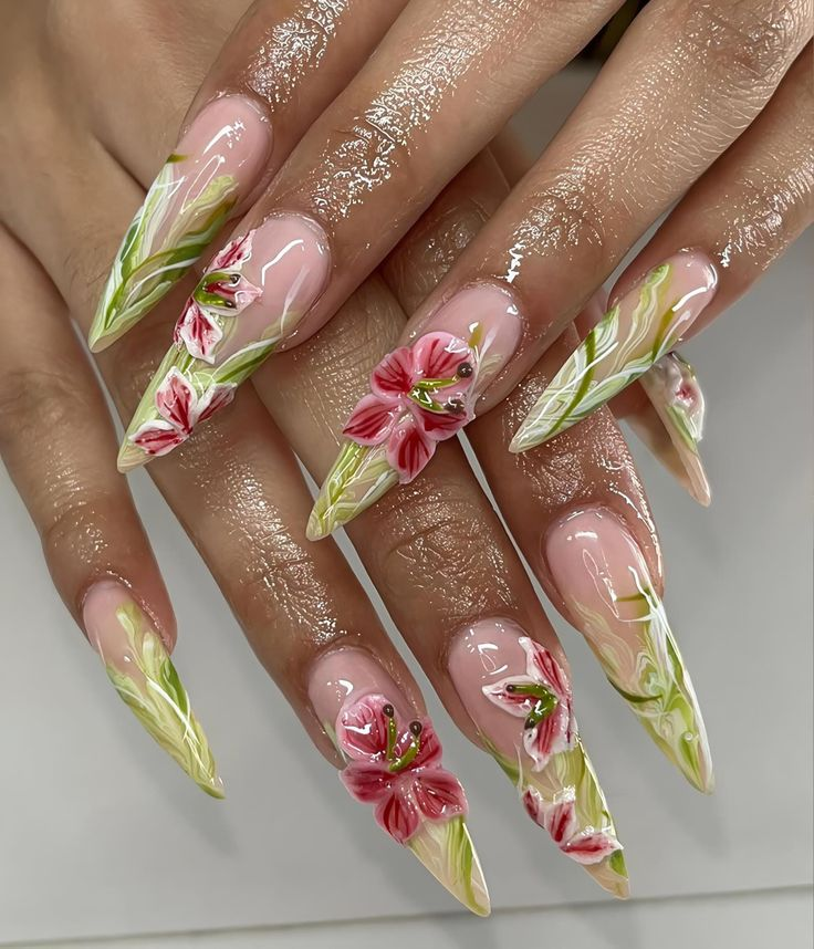 3D Floral Accents