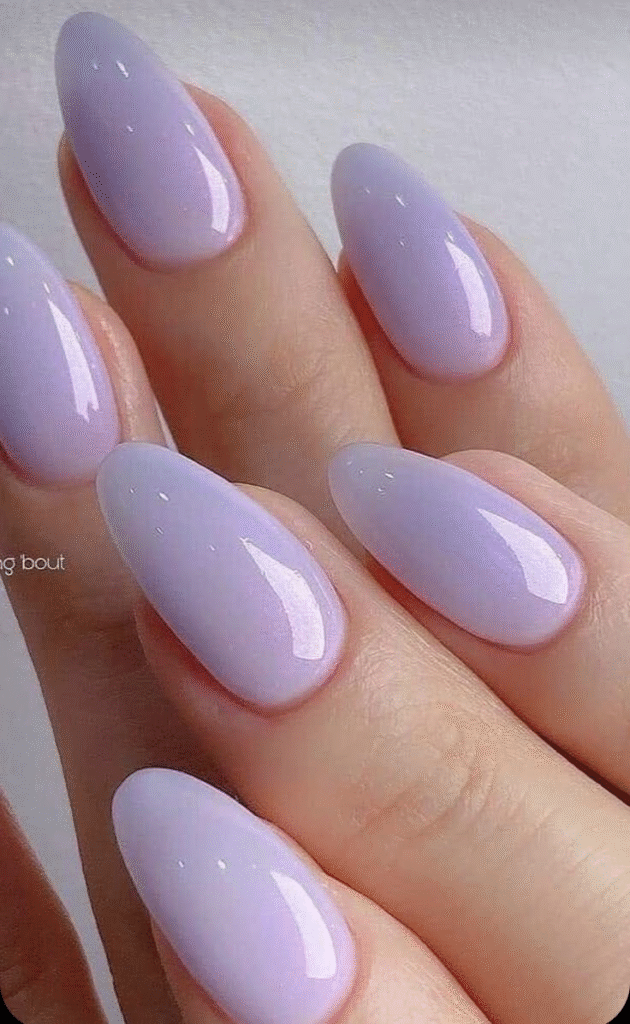 Chrome Lilac Nails