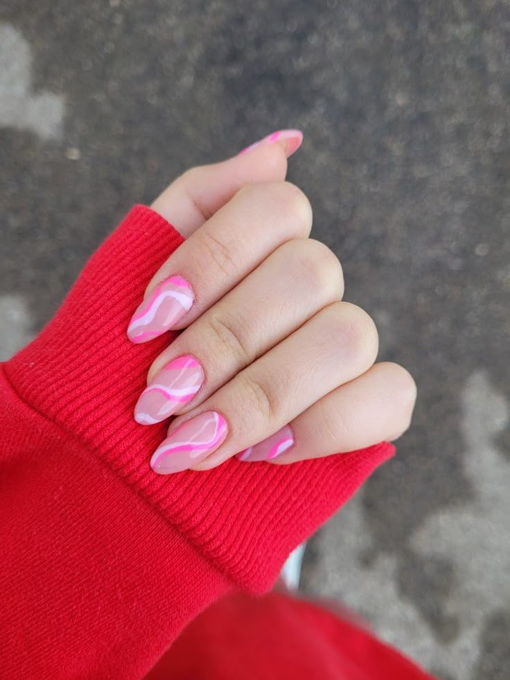 Peachy Swirls