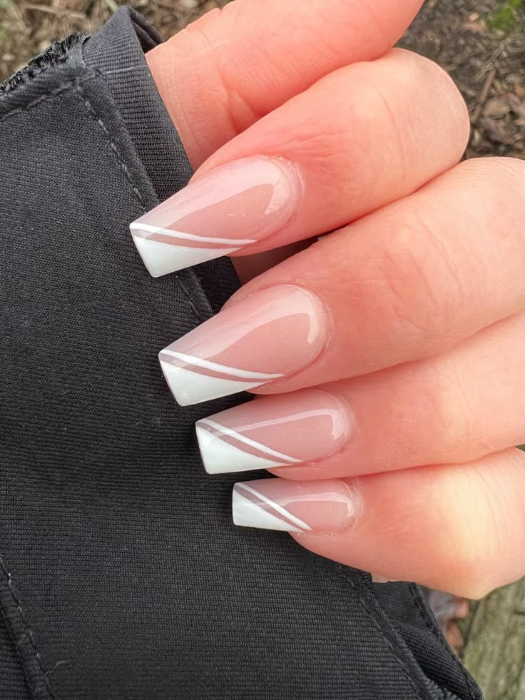 Classic French Tips with a Twist